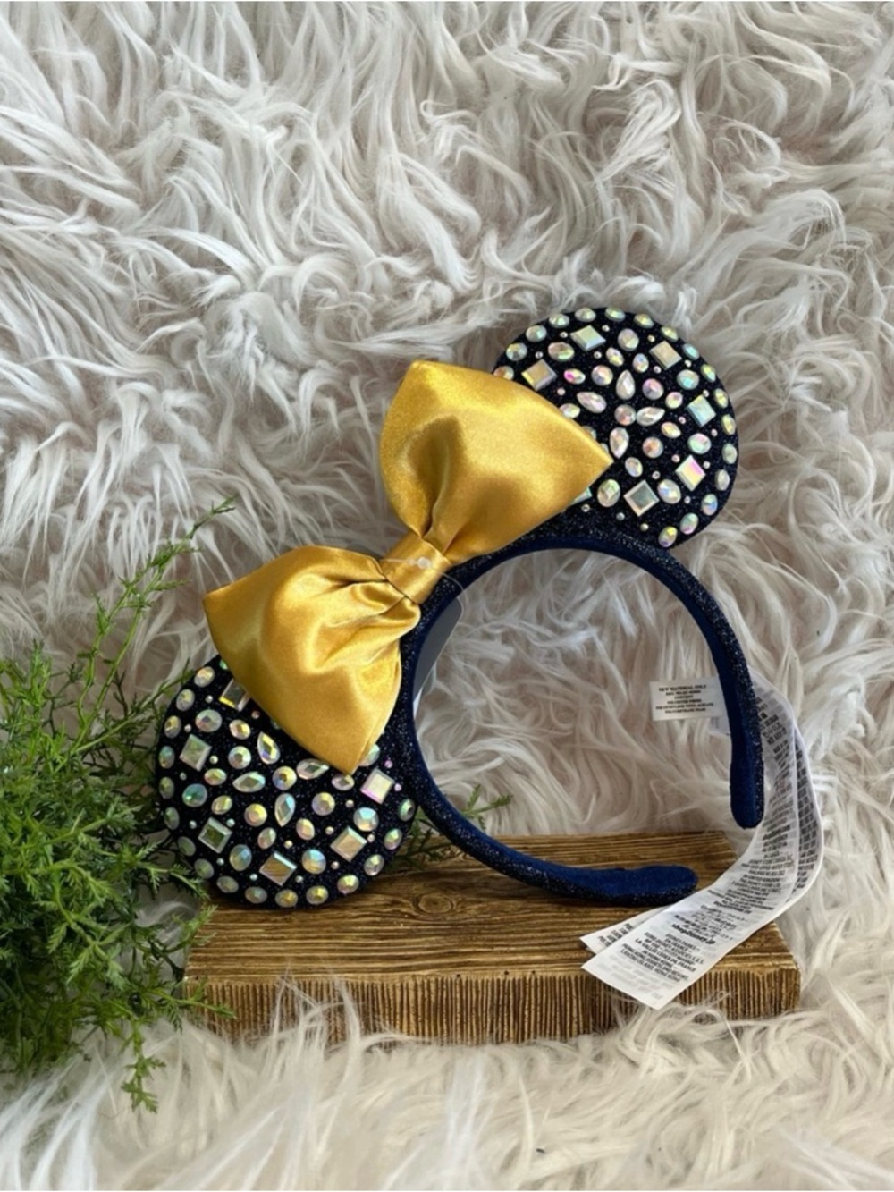 Disney World 50th Anniversary Jeweled Ears Headband